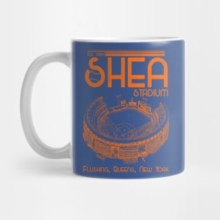 Defunct Shea Stadium New York Baseball Mug